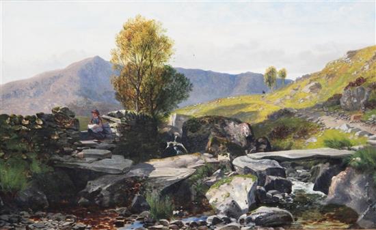 Benjamin Williams Leader (1831-1923) Moel Siabod, 10.5 x 17in.